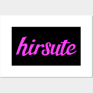 hirsute ( pink ) Posters and Art